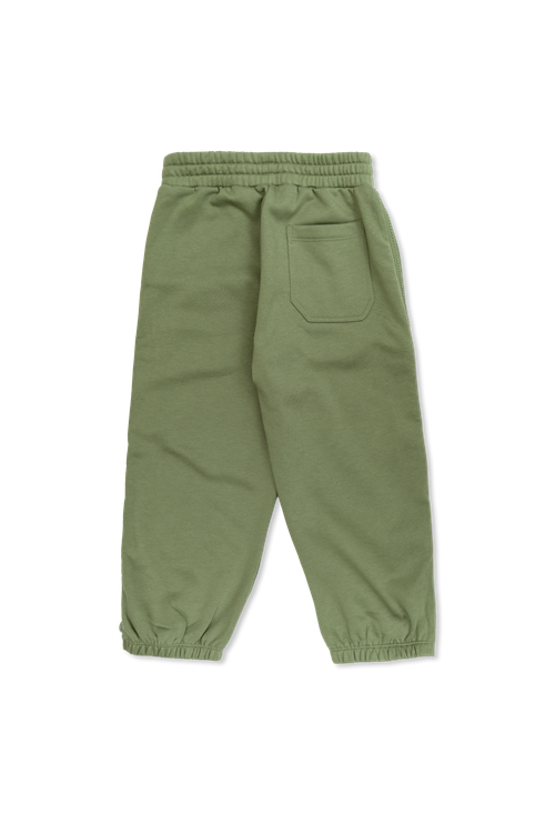 Sweatpants With Sewn-in Zippers In The Legs, Unisex, Green