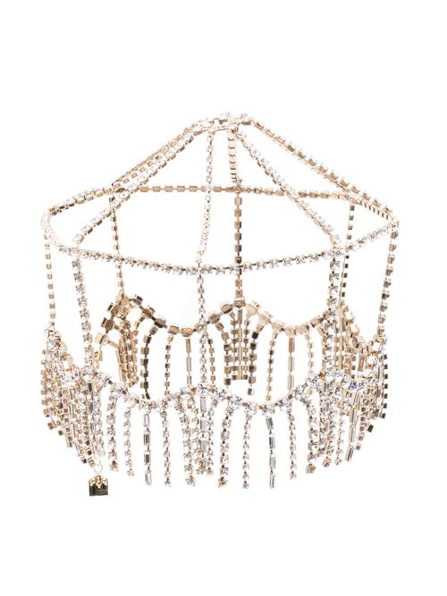 Camilla crystal-embellished hair accessory - Gold