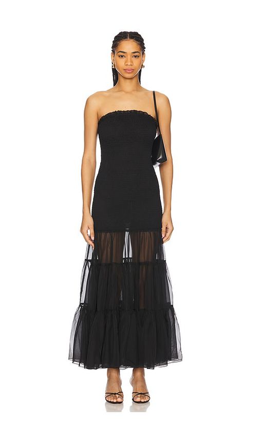 Bardot x REVOLVE Azura Strapless Dress in Fuchsia. - 2 also