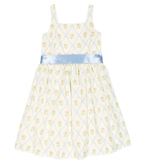 Polo Ralph Lauren Kids Printed cotton and silk dress