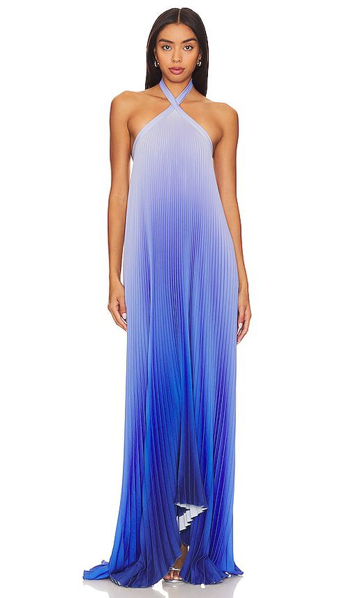 L'IDEE ABENDKLEID DEESSE in Blue. Größe 8/S. Also in 10/M