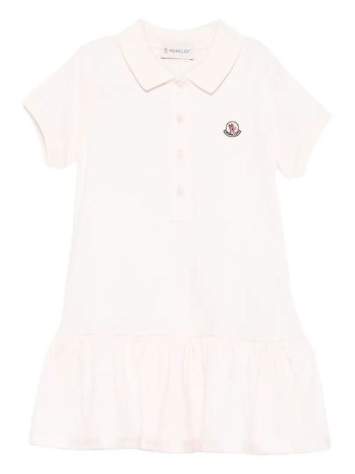 Logo-Patch Polo Dress