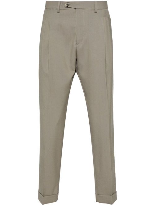 Robert mid-rise straight-leg trousers - Neutrals