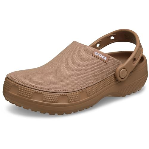 Crocs Unisex Classic Crafted Canvas Clogs Milk Chocolate Men
