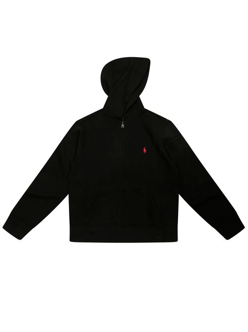 Full Zip Hoodie with Embroidered Logo