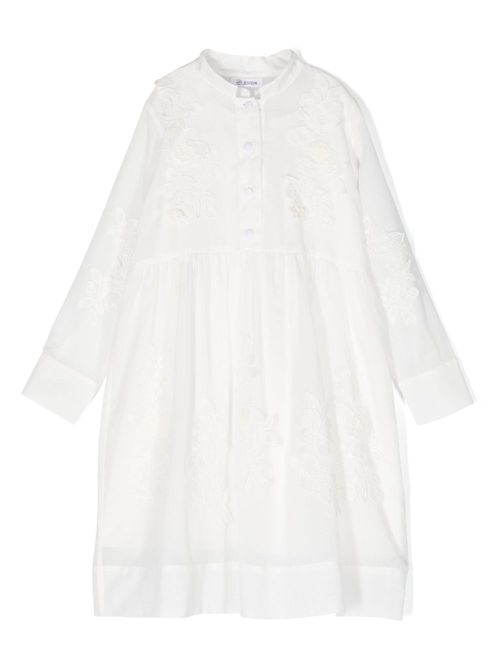 Orchidea cotton dress - White