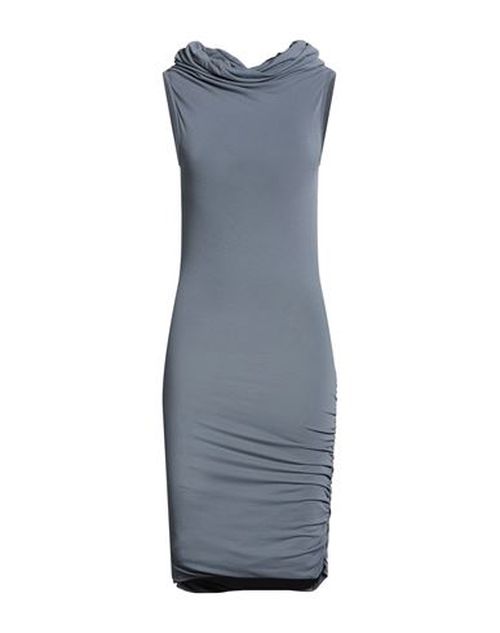Woman Midi dress Grey Size 4 Viscose, Polyamide, Elastane