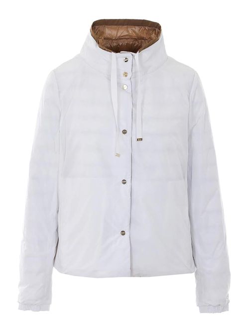 White And Brown Down Jacket