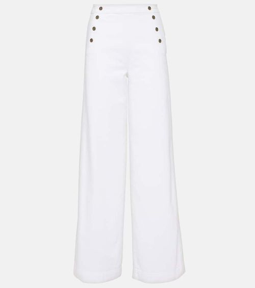 프레임 여성 High-rise wide-leg pants 195923660810