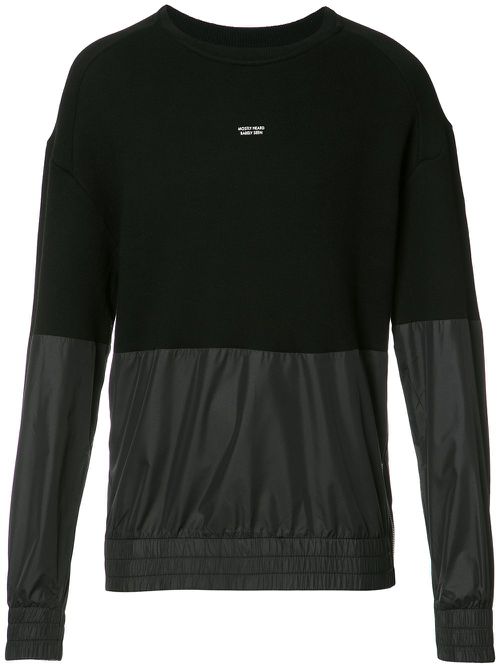 Paneled sweatshirt - Black