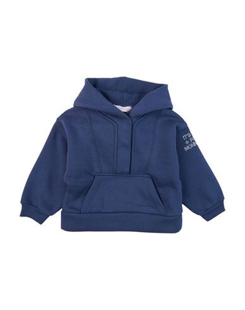 Kid Girl Sweatshirt Navy Size 13 Cotton, Polyester