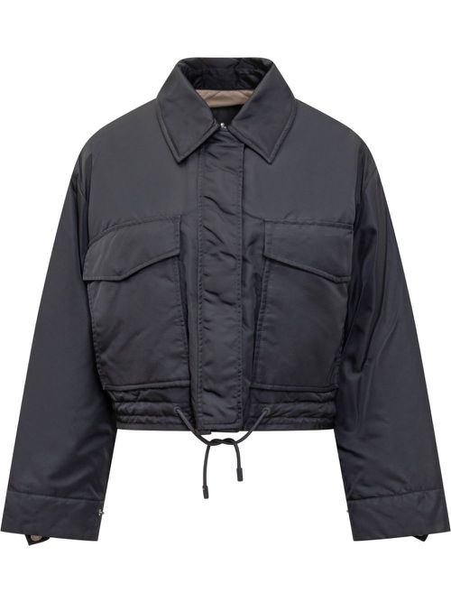 Twill bomber jacket - Blue