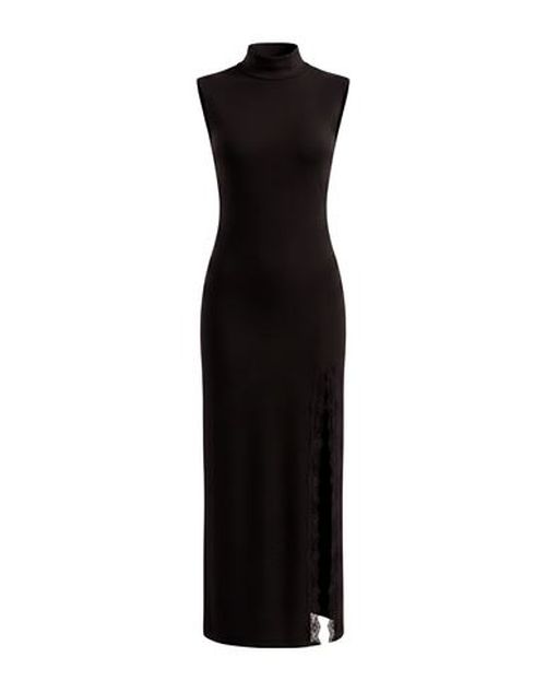 Woman Maxi dress Black Size M Viscose, Polyester, Polyamide
