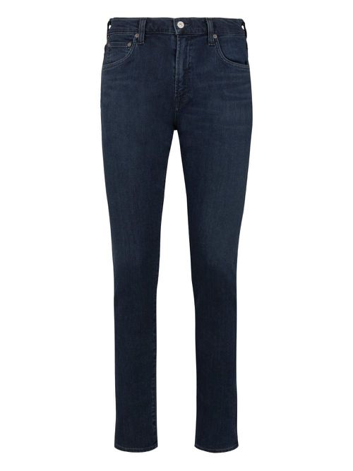 Logo-patch jeans - Blue