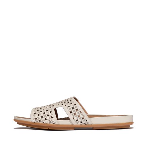 GRACIE Perf-Leather H-Bar Slides