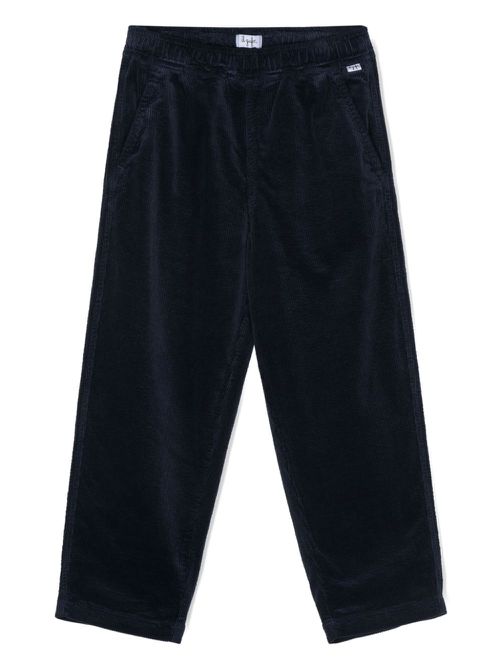 Carrot velvet trousers - Blue