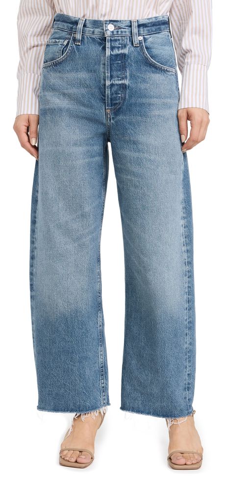 Ayla Raw Hem Crop Regenerative Cotton Jeans Doheny