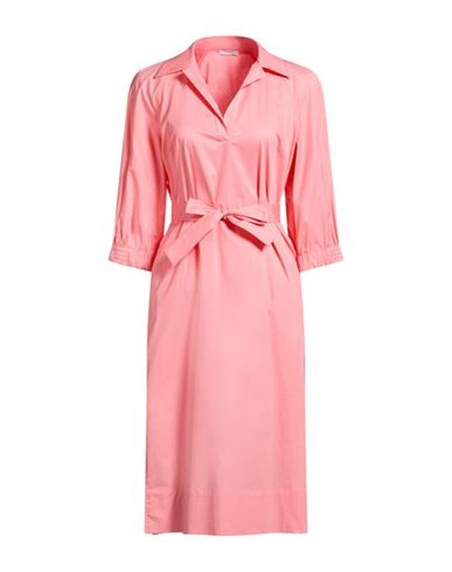 Woman Midi dress Pink Size 8 Cotton, Elastane