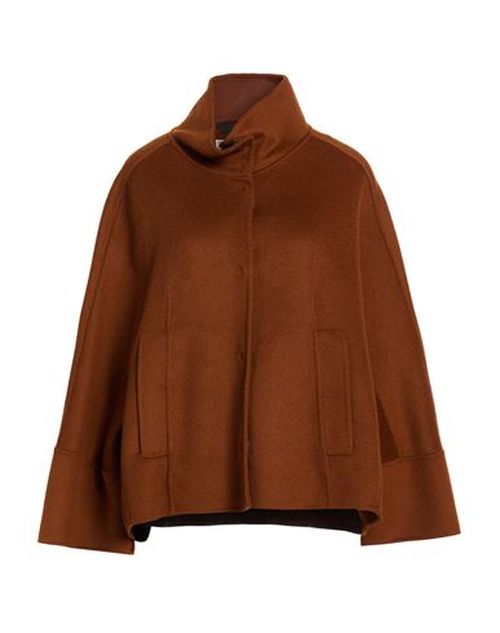 Paltò Woman Coat Tan Size 6 Wool, Nylon