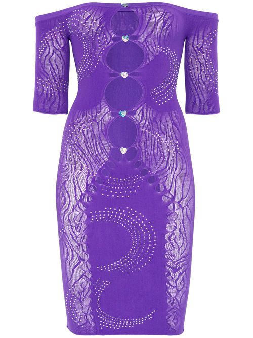 Alice mini dress - Purple