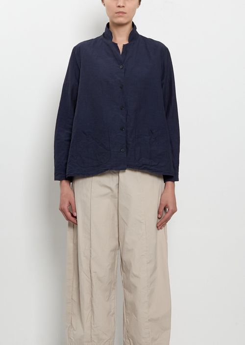 Bergfabel Jenny Cotton Shirt Ã¢ÂÂ Navy