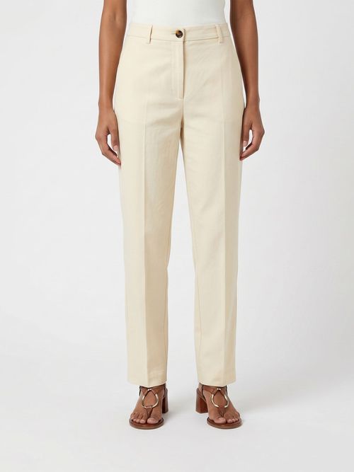 Pants Woman color Beige