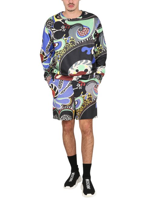 Psychedelic Print Sweatshirt