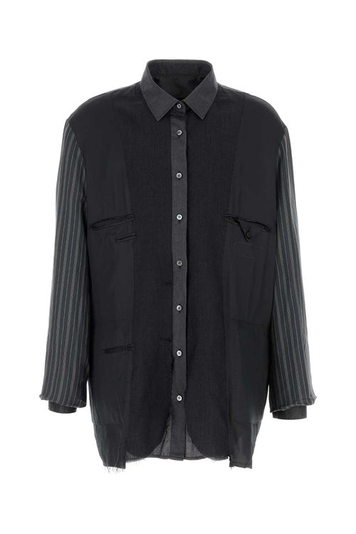 Multicolor Mohair Blend Reversible Jacket