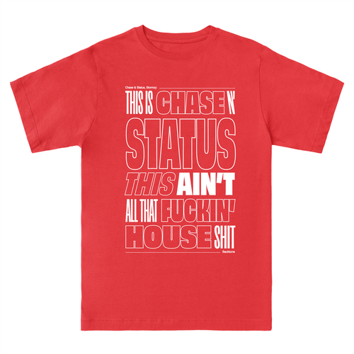 This Is Chase And Status T-shirt in Red - Sma