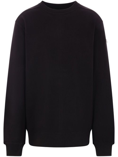 Logo-patch sweatshirt - Black