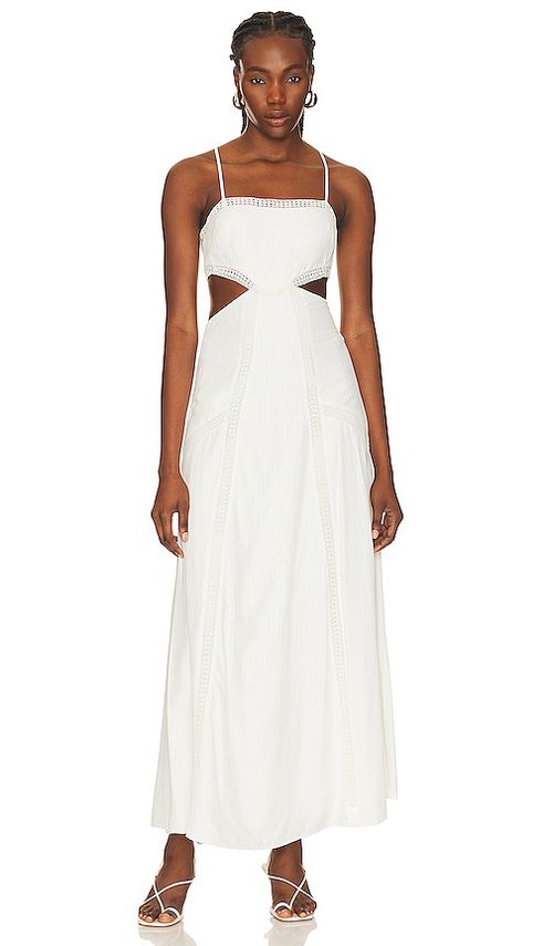 House of Harlow 1960 x REVOLVE Destino Maxi Dress in Ivory.  XL. Also in