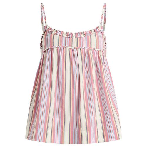 Women's Mafalda Ruffle Neck Top Pink