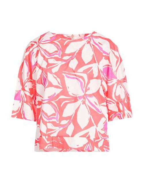 Woman Top Coral Size 14 Cotton, Elastane