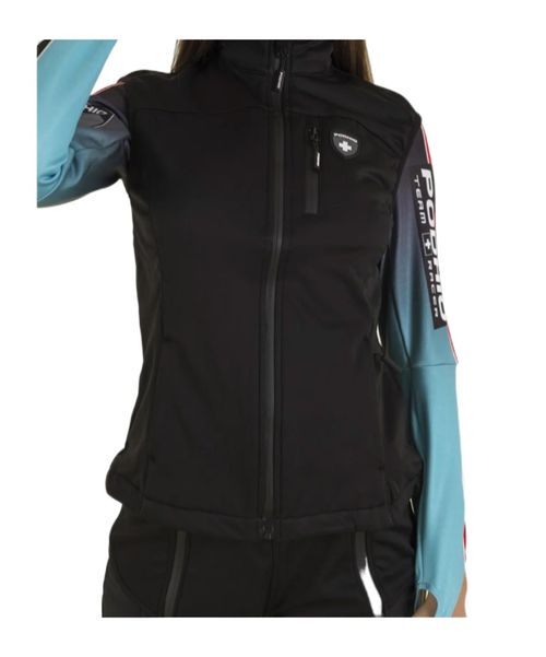 High-necked vest