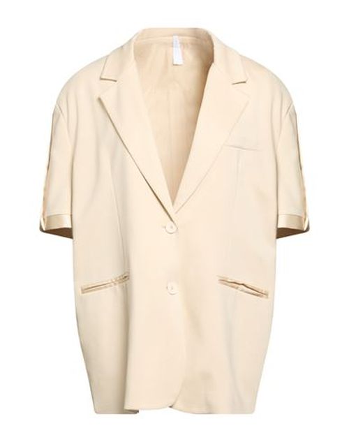 Woman Blazer Beige Size S Viscose, Polyamide, Elastane