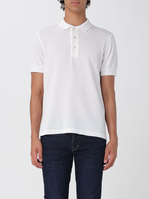 Polo Shirt Men color White