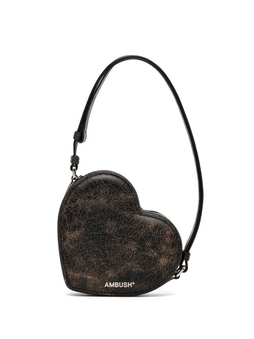 Heart shoulder bag - Black