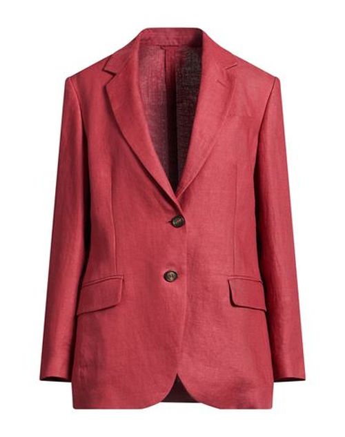 Woman Blazer Rust Size 8 Hemp, Linen, Ecobrass
