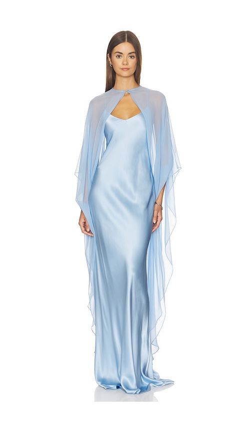 The Sei Bias Slip With Cape in Blue. - 10 also , 2