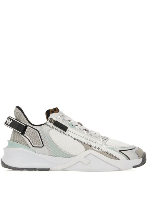FENDI leather sneakers - White