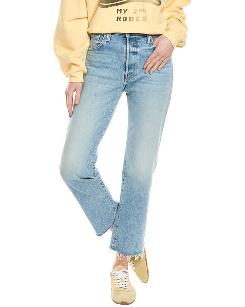 The Scrapper Cuff Ankle Fray Sneak Peak Crop Jean
