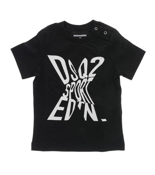 Babies Black Graphic T-Shirt