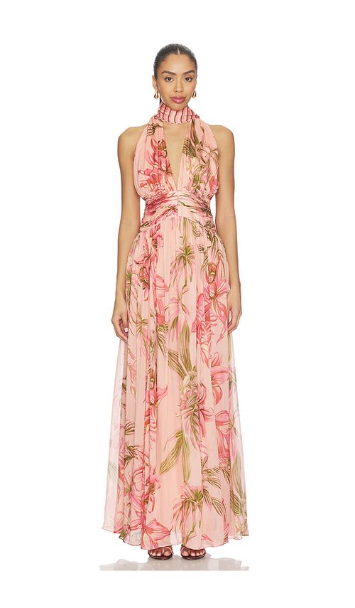 ROCOCO SAND KLEID DRESS in Peach. Größe XXS. Also in S, XS, M, L