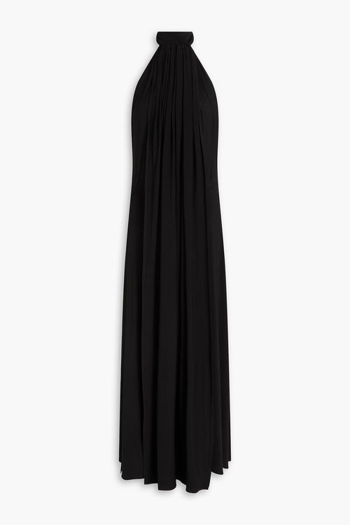 Magda Butrym - Draped jersey halterneck maxi dress - Black - FR 40