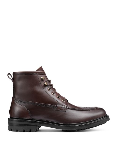 G. h. Bass Men's Black Chase Moc Toe Boots