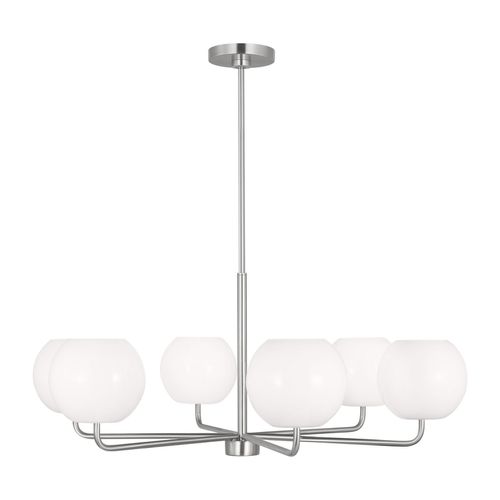 Brushed Steel Chandelier from the Rory Collection