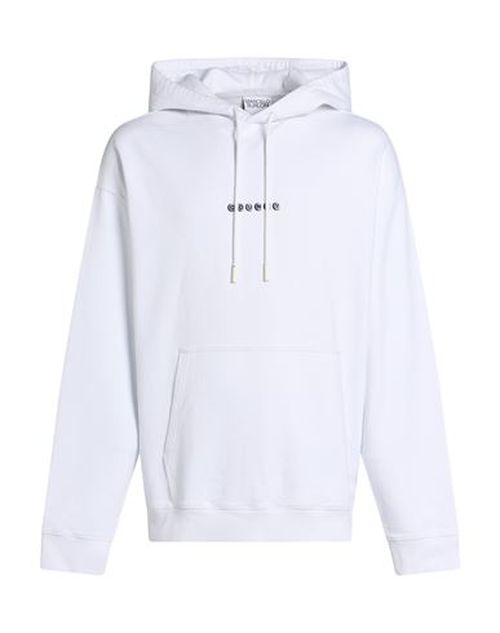 Man Sweatshirt White Size XL Organic cotton, Elastane
