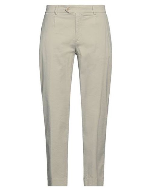 Man Pants Beige Size M Cotton, Elastane