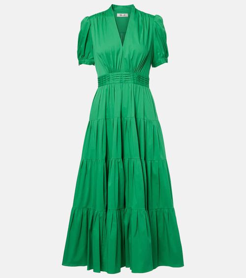 Darby cotton-blend maxi dress