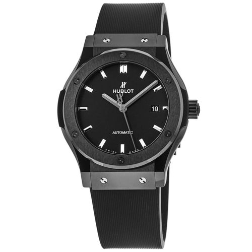 Classic Fusion Automatic Black Magic Ceramic Case Rubber Strap Men's Watch 511.CM.1171.RX